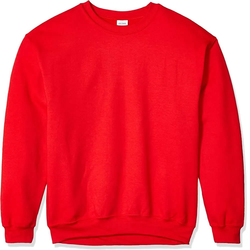 Gildan Adult Fleece Crewneck Sweatshirt, Style G18000 | Multiple Colors and Sizes