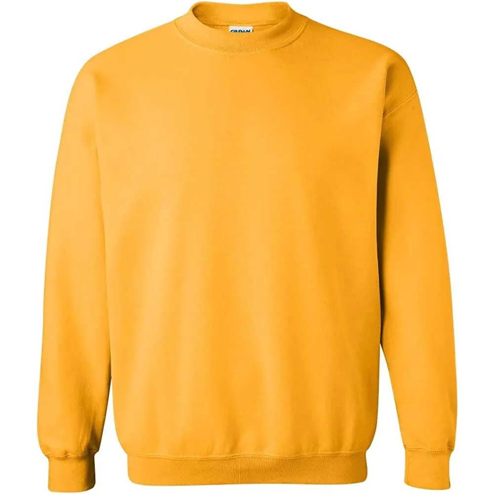 Gildan Adult Fleece Crewneck Sweatshirt, Style G18000 | Multiple Colors and Sizes