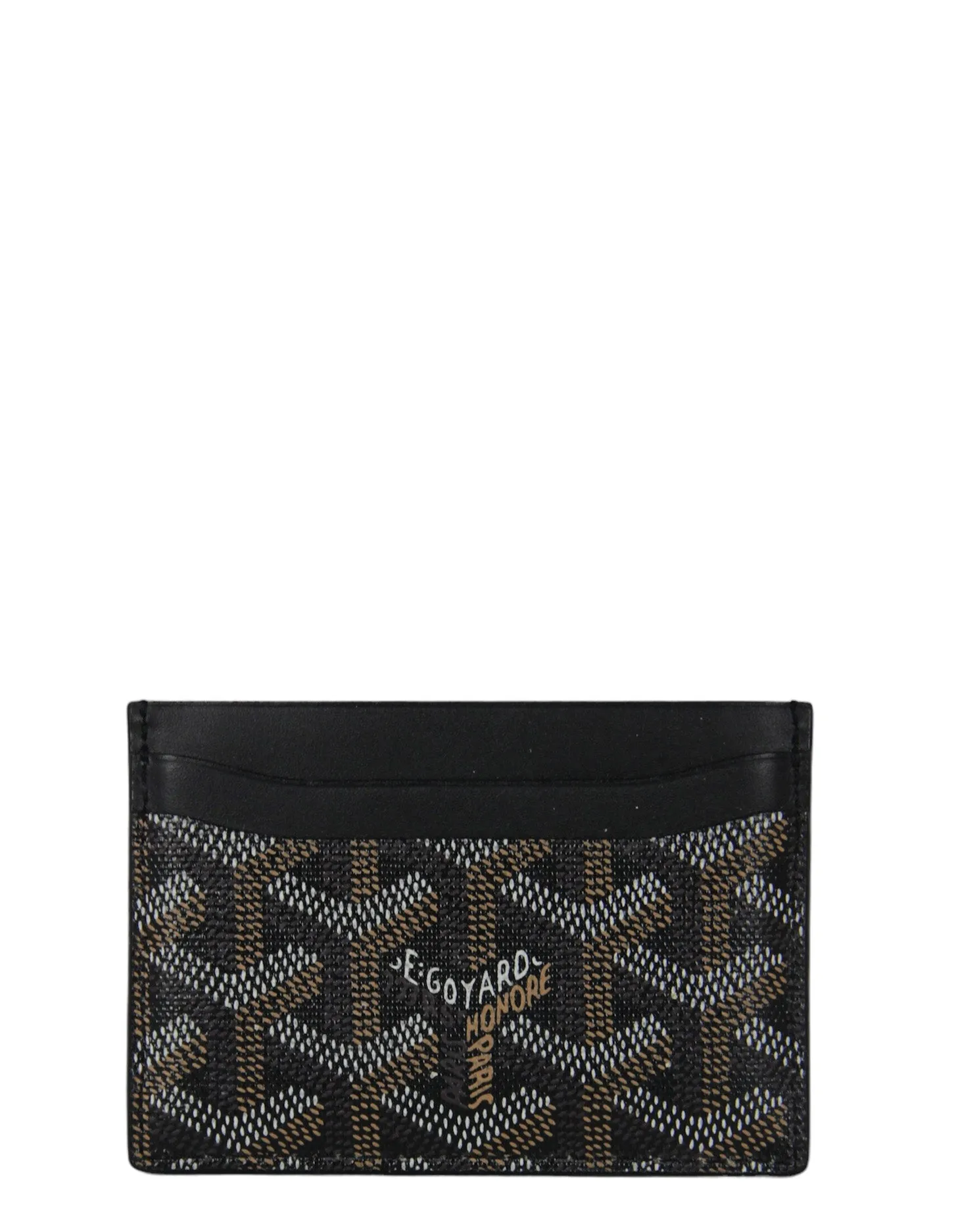 Goyard Black Saint Sulpice Card Holder