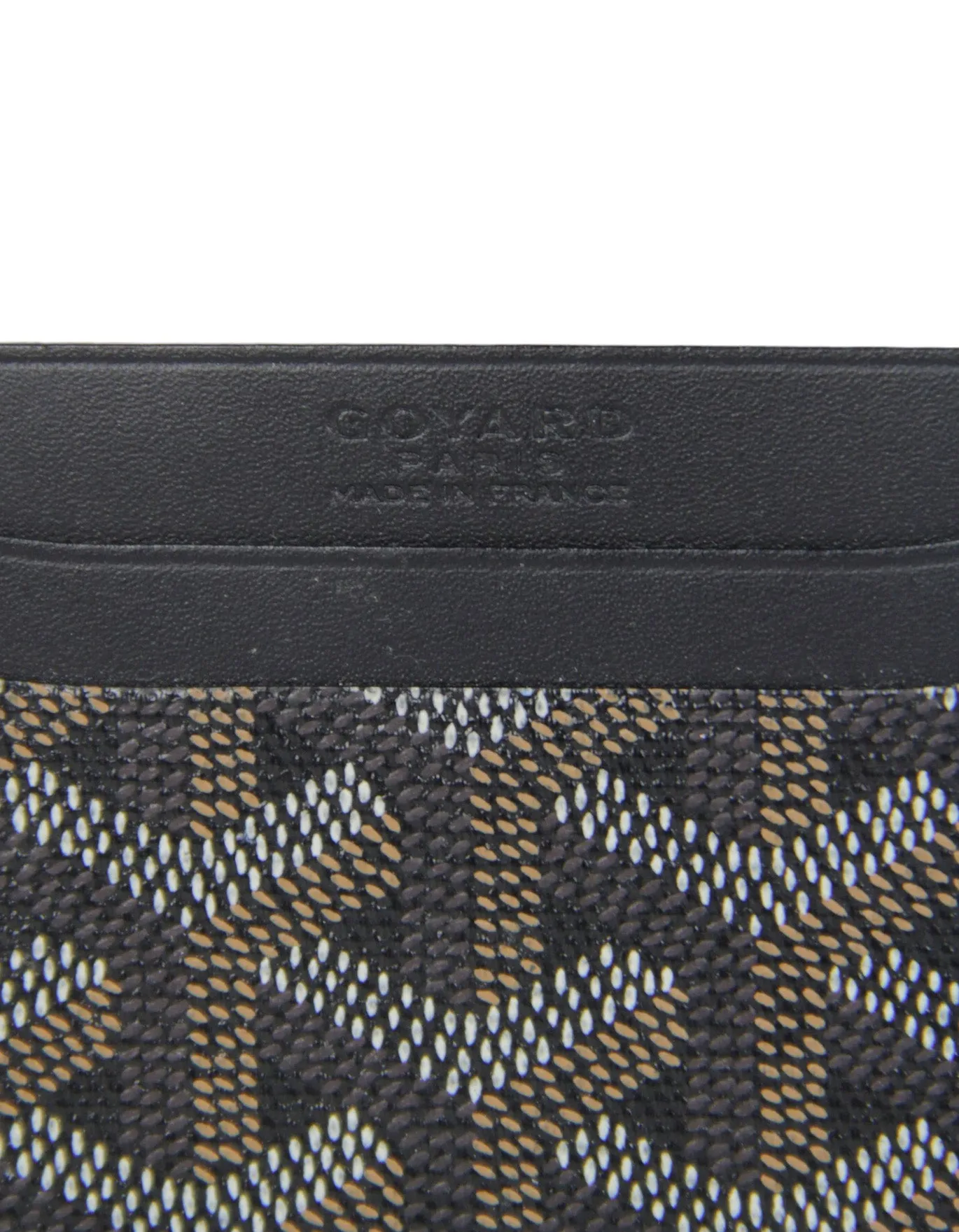 Goyard Black Saint Sulpice Card Holder