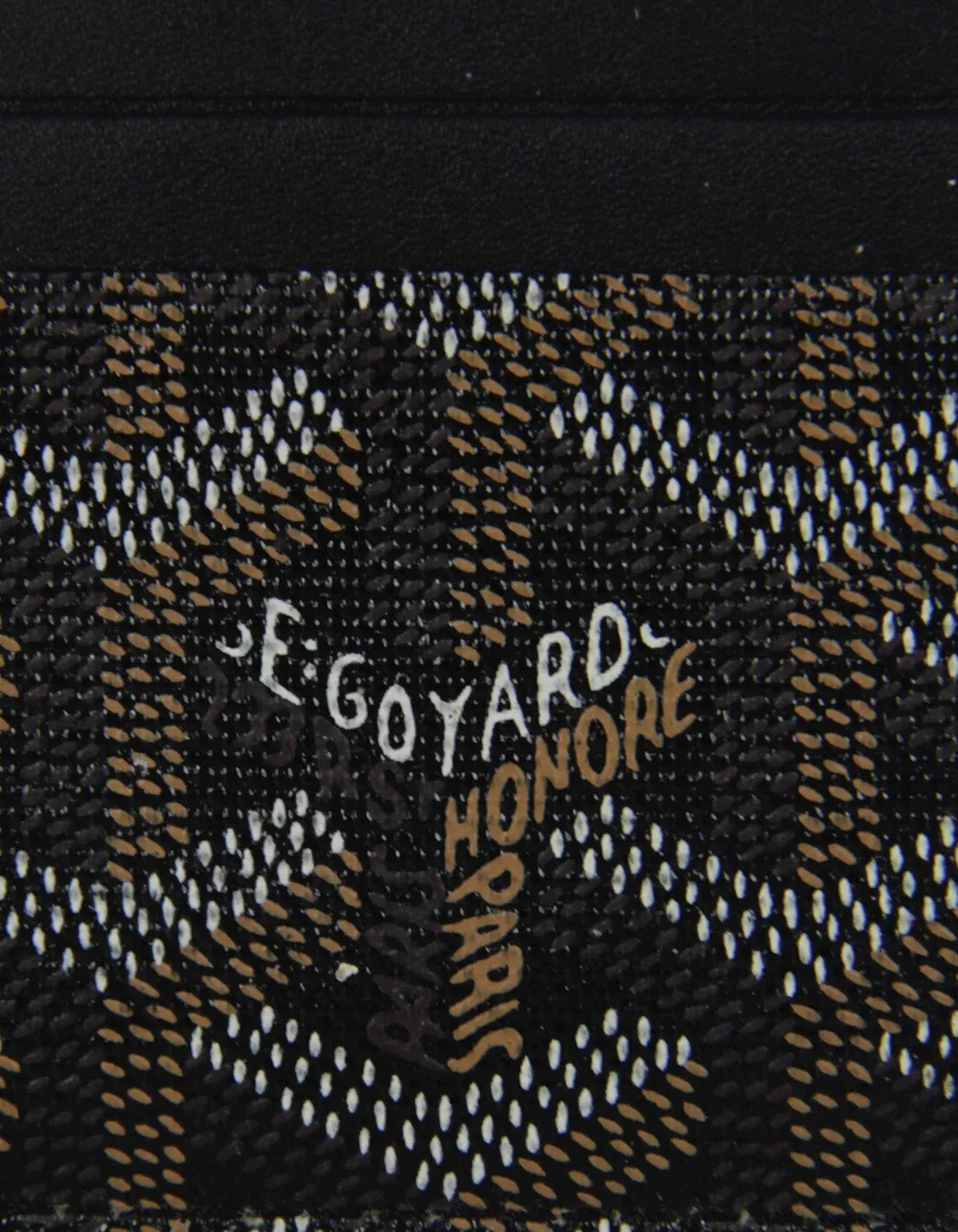 Goyard Black Saint Sulpice Card Holder