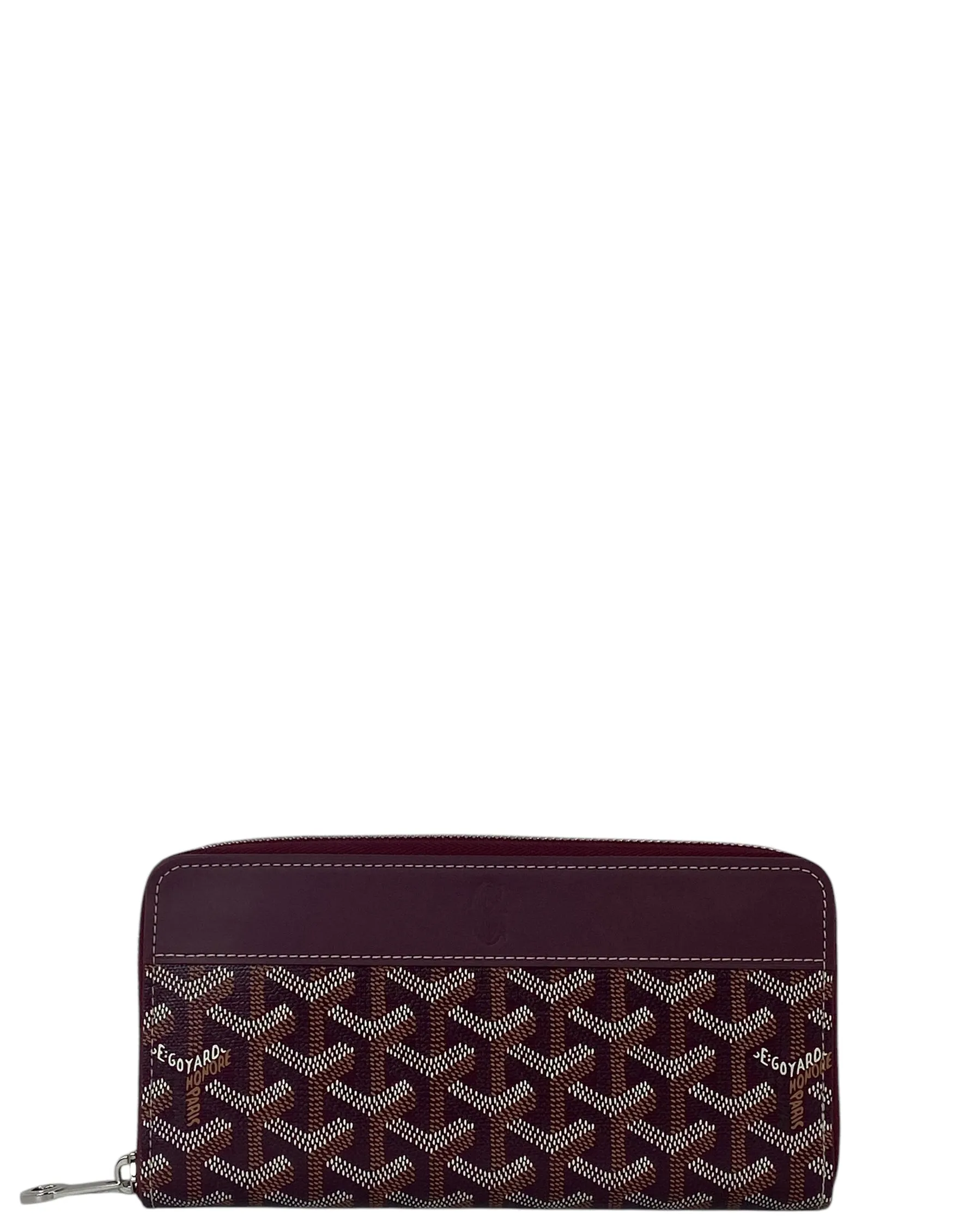 Goyard Goyardine Burgundy Matignon GM Wallet