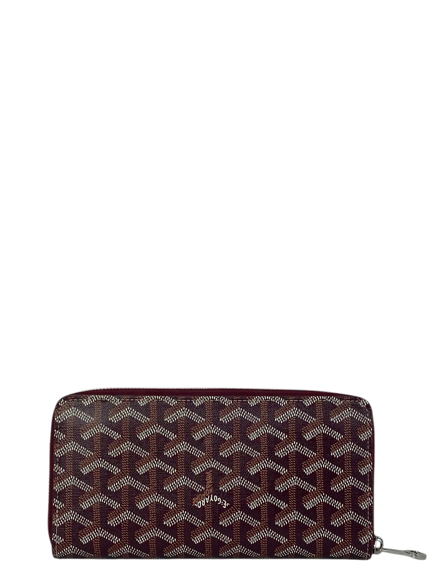 Goyard Goyardine Burgundy Matignon GM Wallet