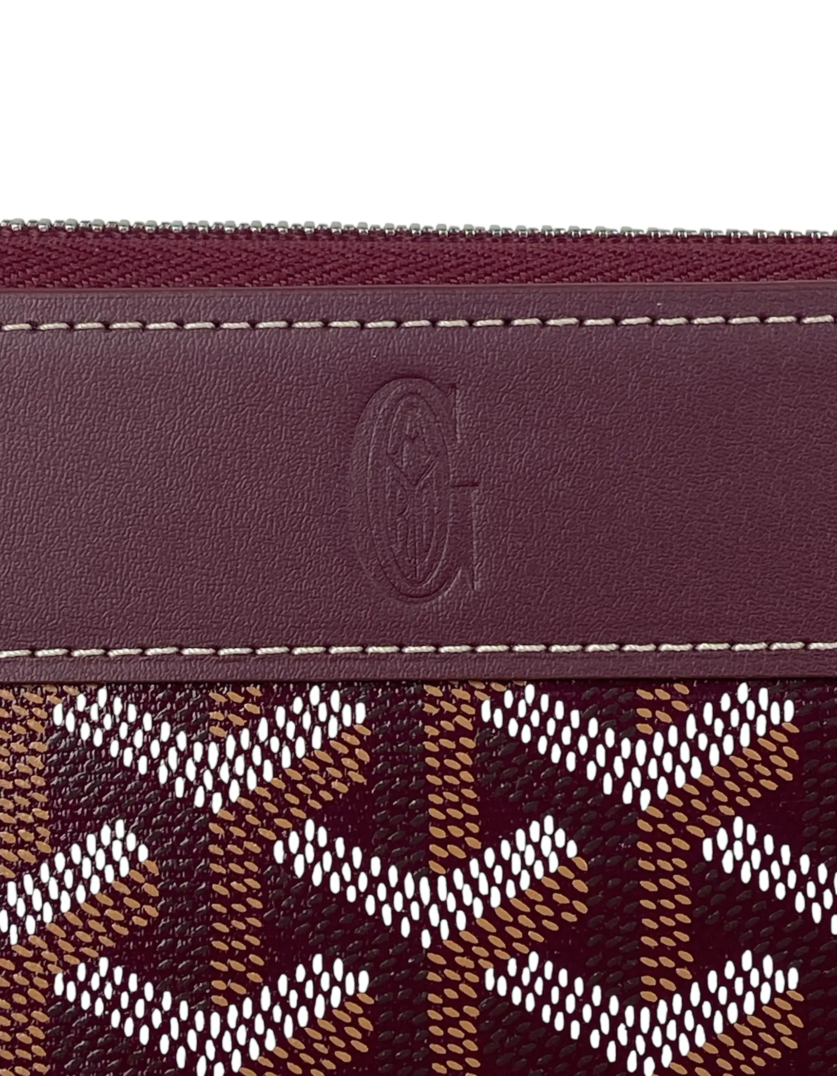 Goyard Goyardine Burgundy Matignon GM Wallet