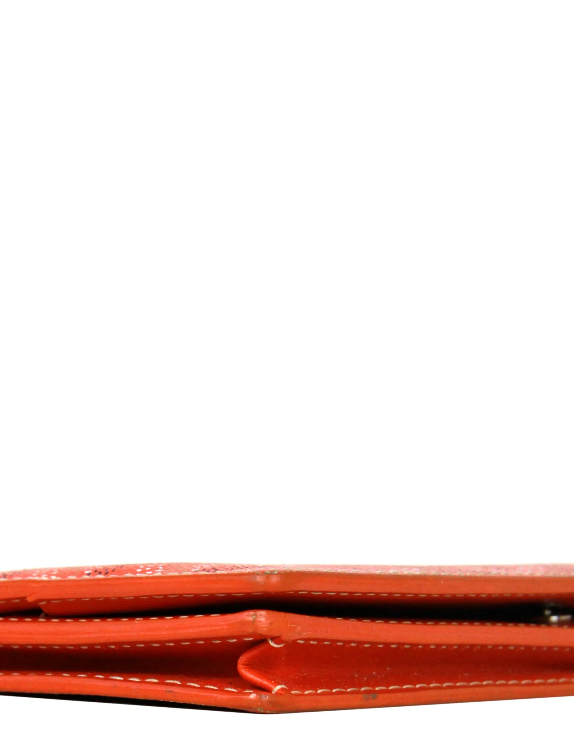 Goyard Orange Canvas Goyardine Richelieu Wallet