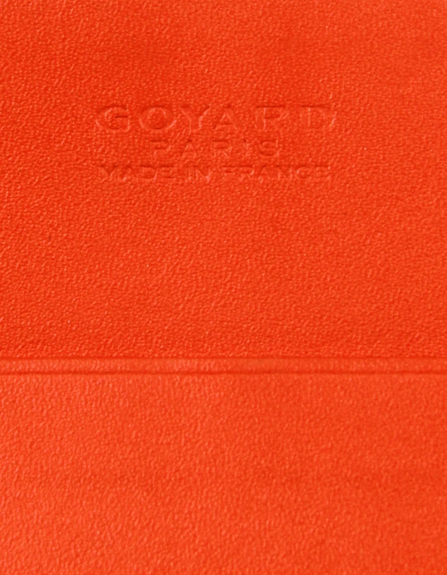 Goyard Orange Canvas Goyardine Richelieu Wallet