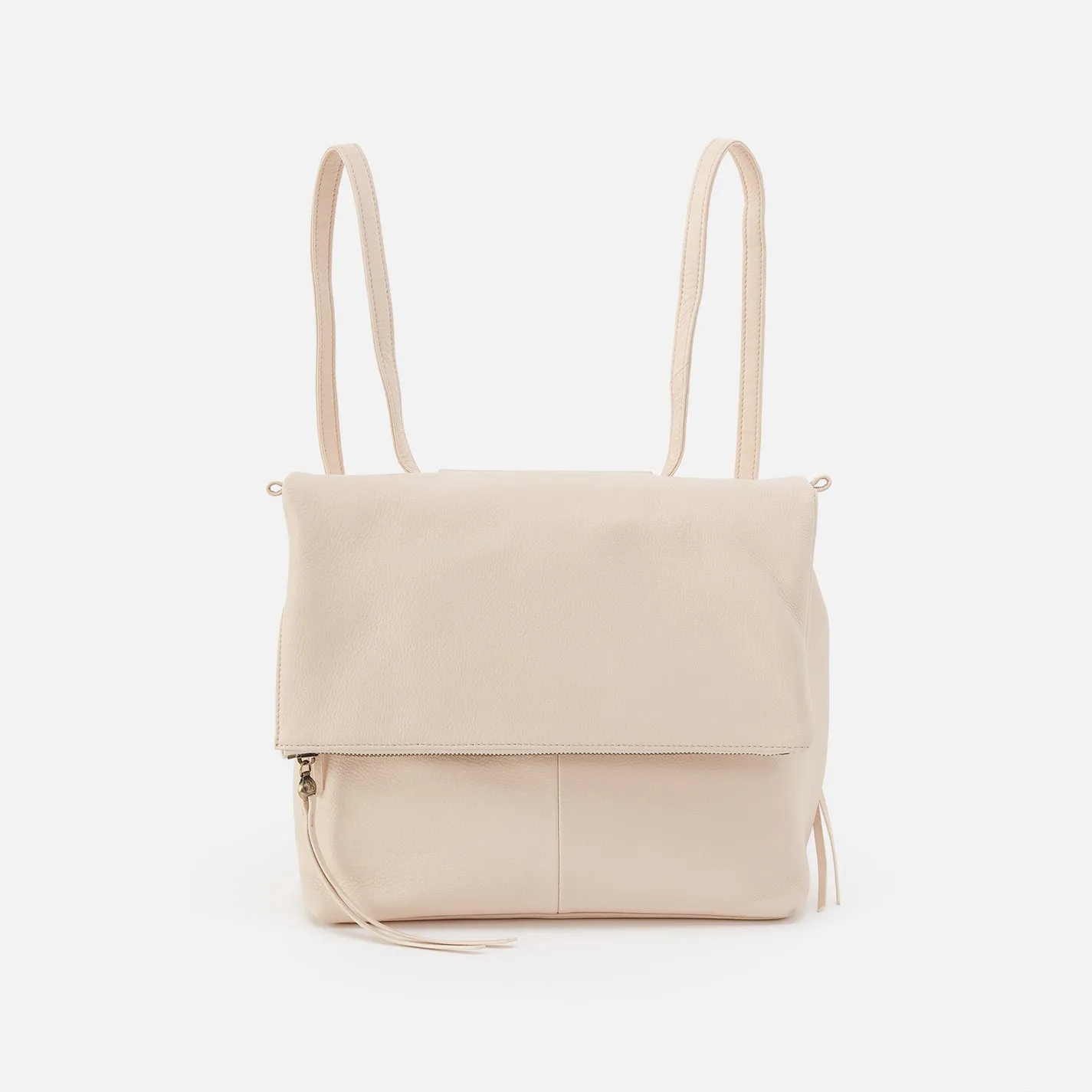 Grant Backpack In Pebbled Leather - Cream