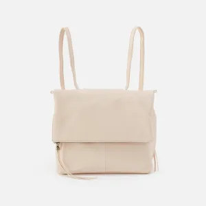 Grant Backpack In Pebbled Leather - Cream