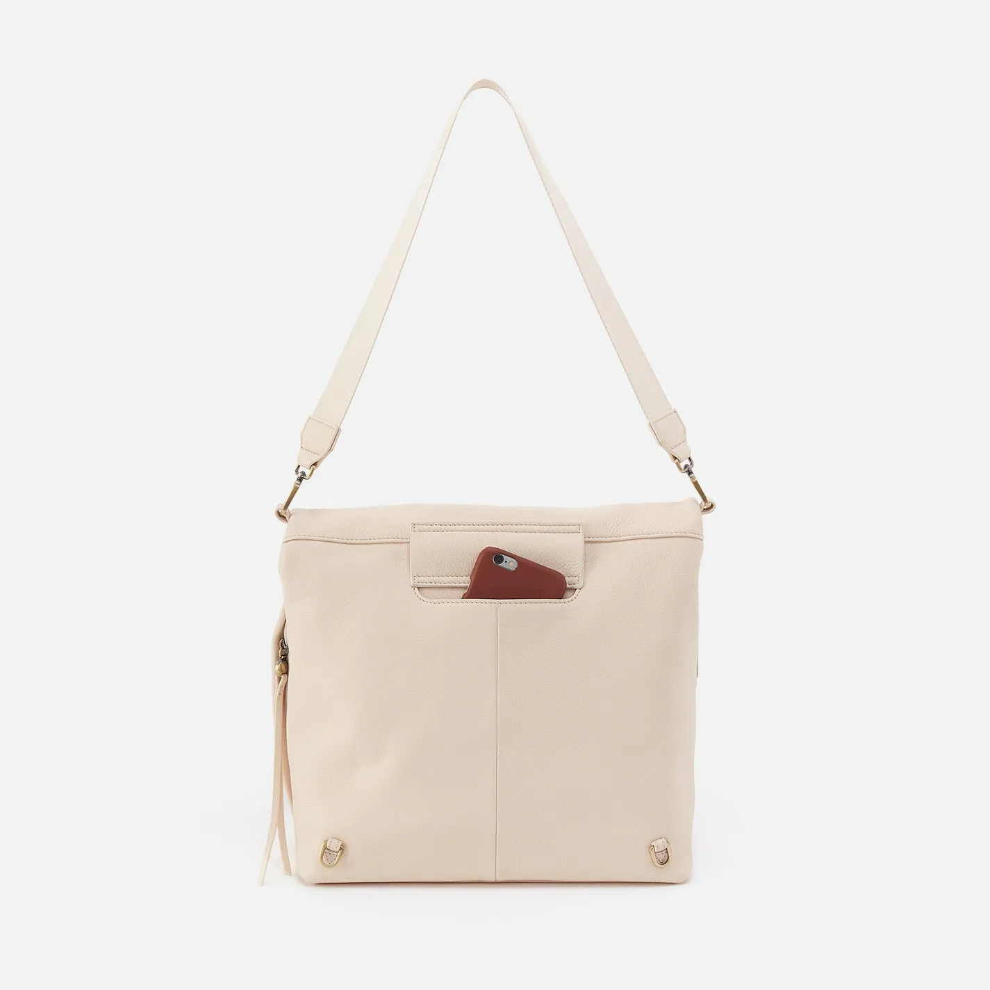 Grant Backpack In Pebbled Leather - Cream