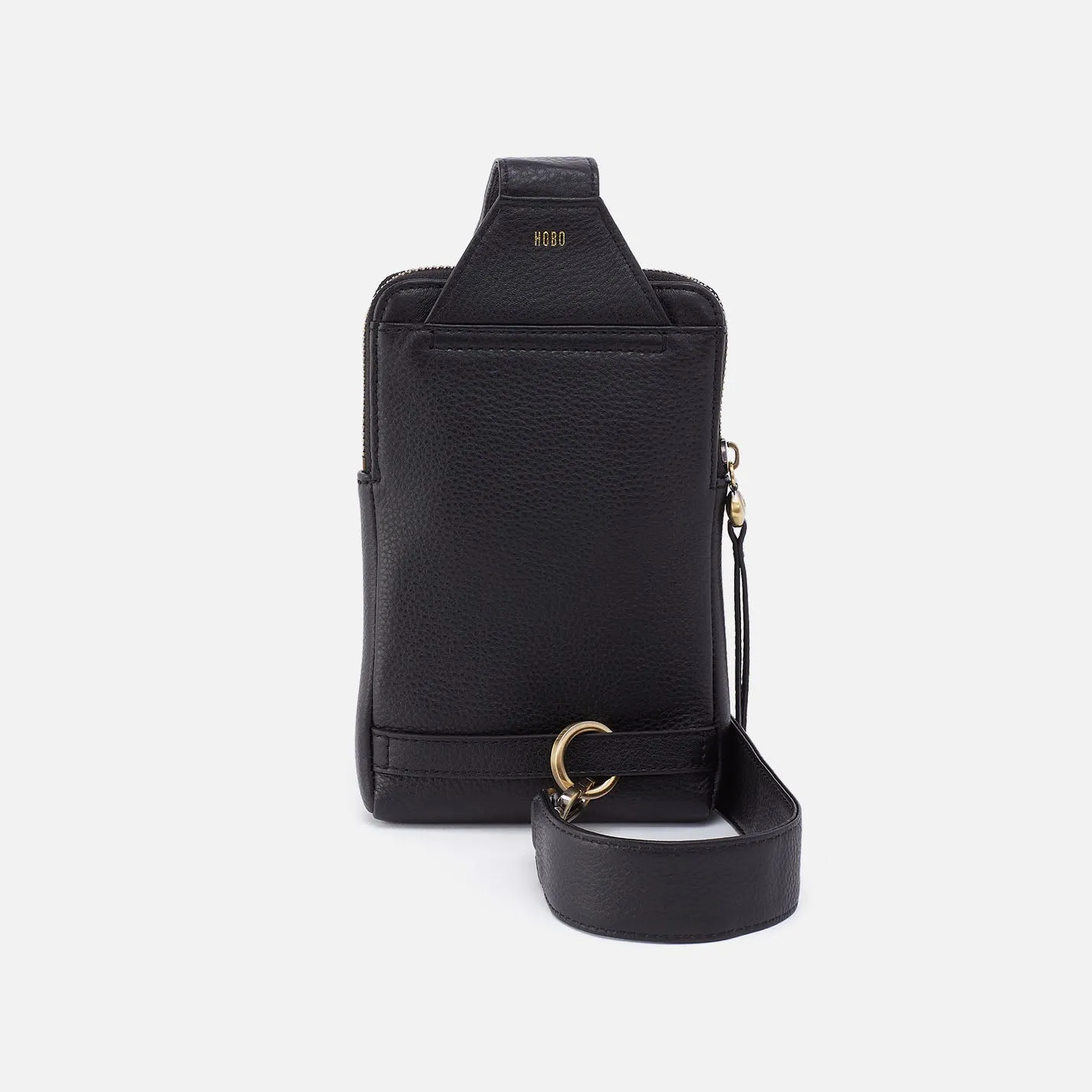 Grant Sling In Pebbled Leather - Black