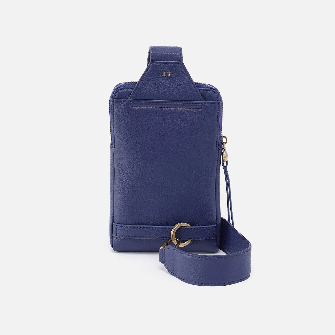 Grant Sling In Pebbled Leather - Dark Iris