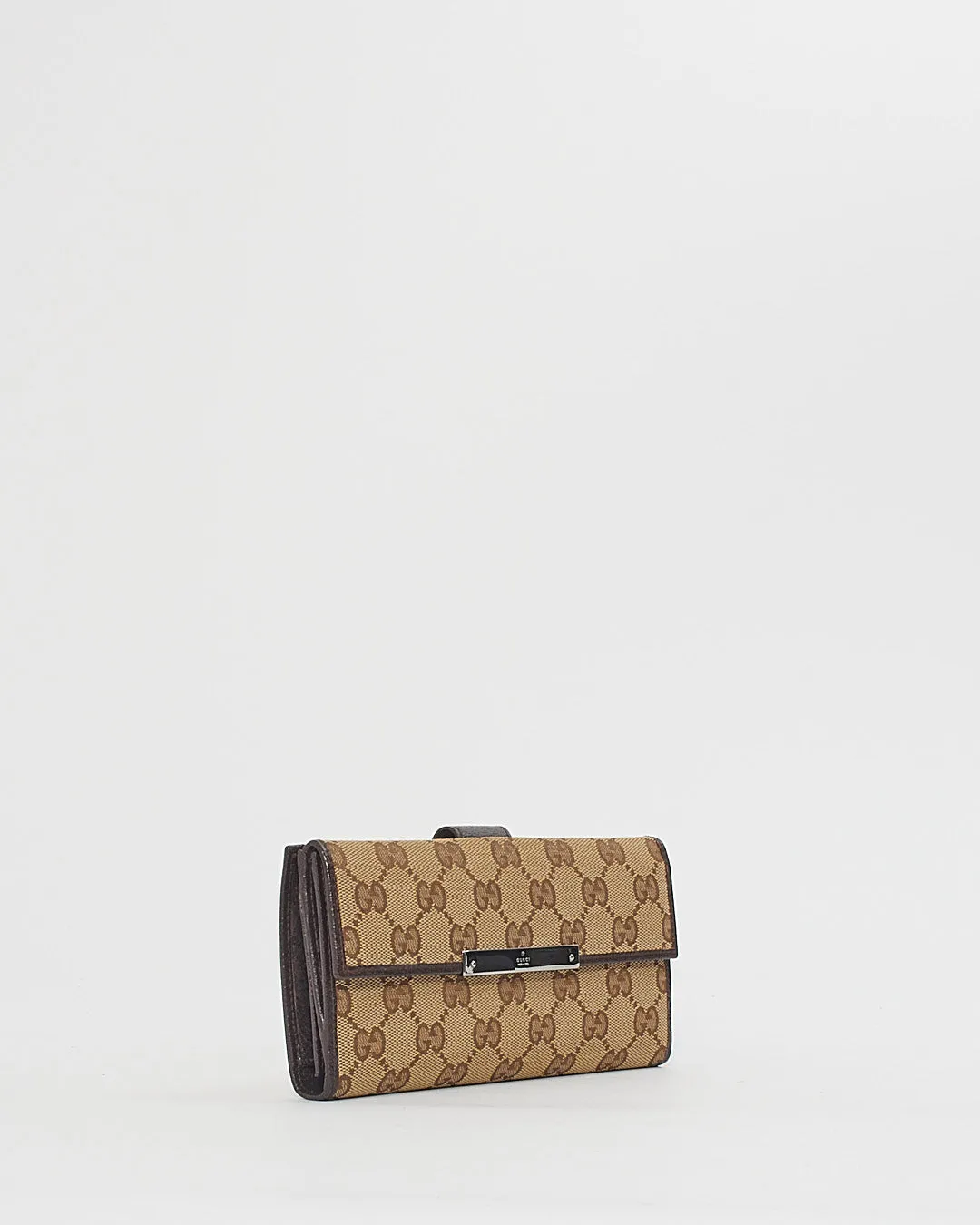 Gucci Beige Monogram GG Canvas Continental Wallet