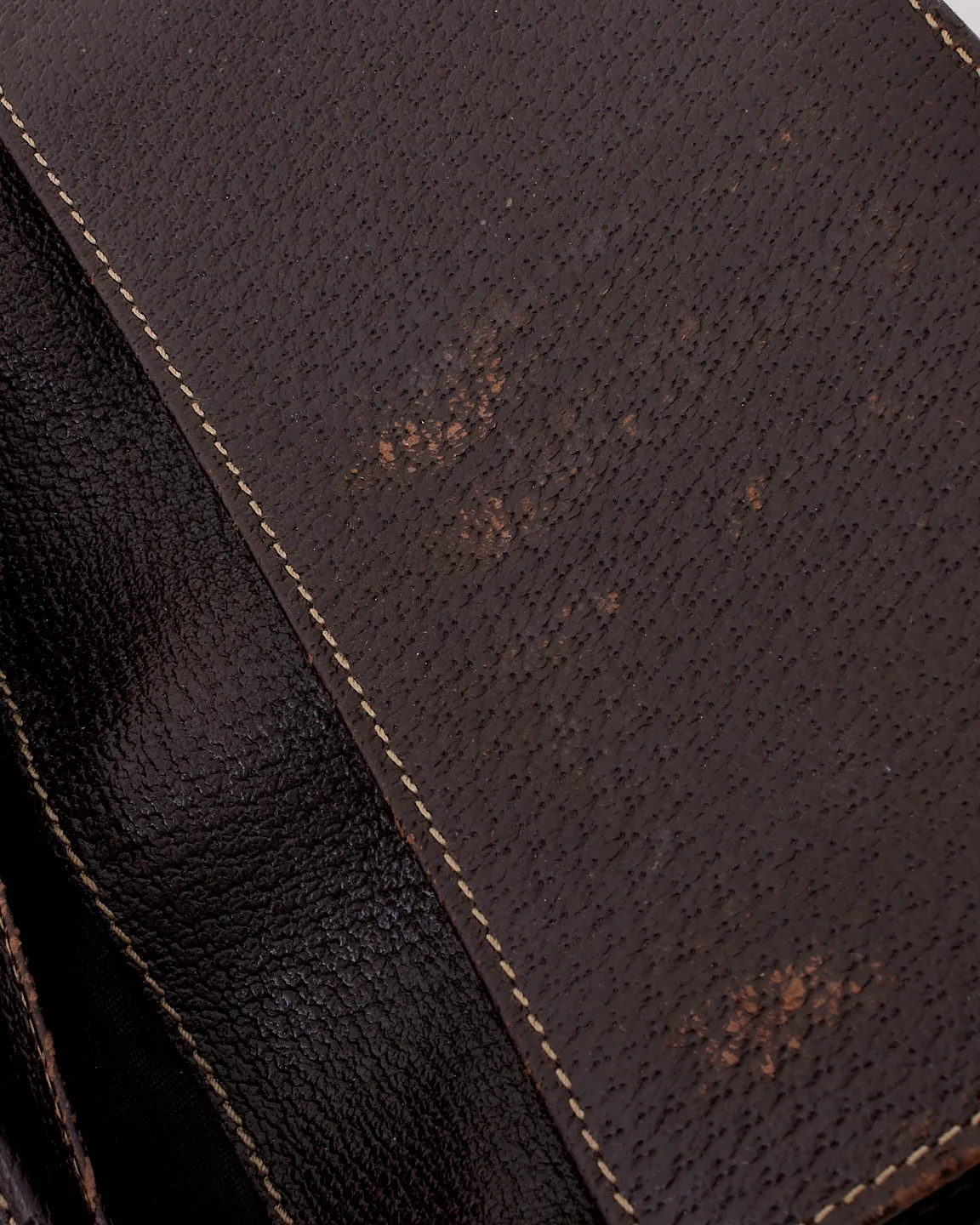 Gucci Brown GG Monogram Canvas Nailhead Studded Long Wallet