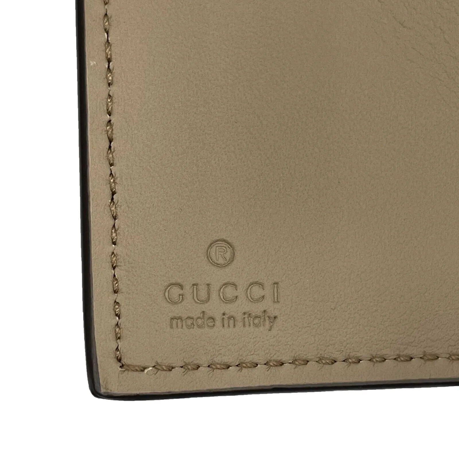 Gucci - Excellent - Dionysus Card Case Wallet - Brown/ Silver