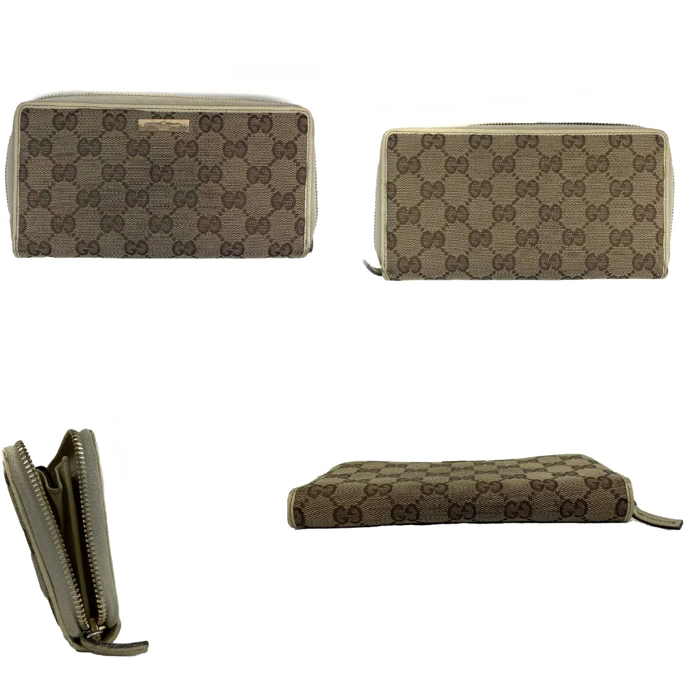 GUCCI - GG Canvas Abbey D-ring Beige Crossbody Bag with Wallet