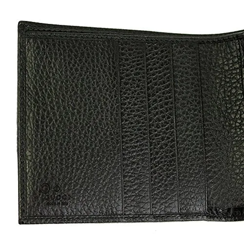 Gucci Men's Black GG Canvas Bi-fold Wallet 150413 G1XWN 8615