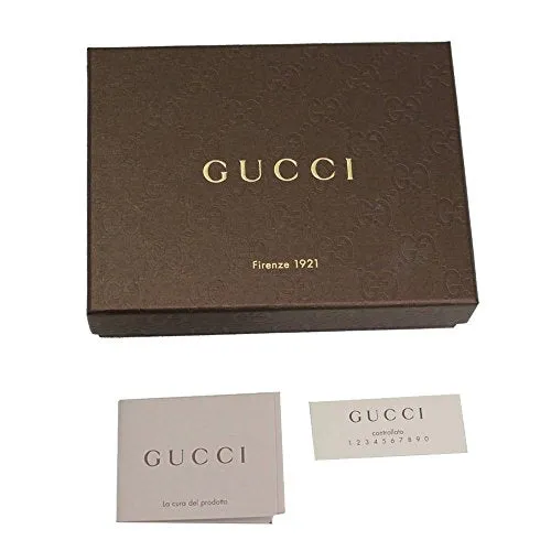 Gucci Men's Black GG Canvas Bi-fold Wallet 150413 G1XWN 8615