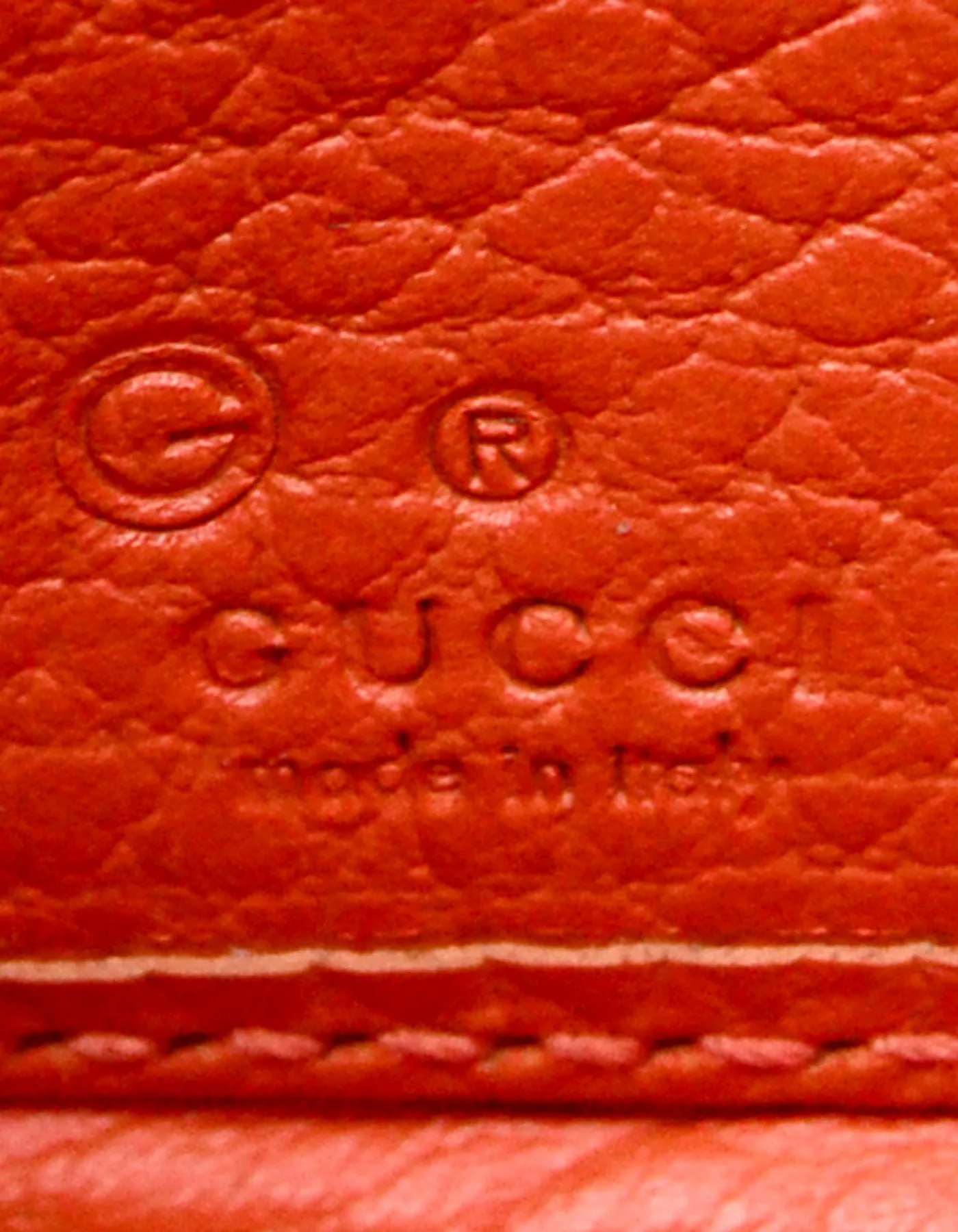 Gucci Monogram Zip Around Wallet w/ Leather Trim