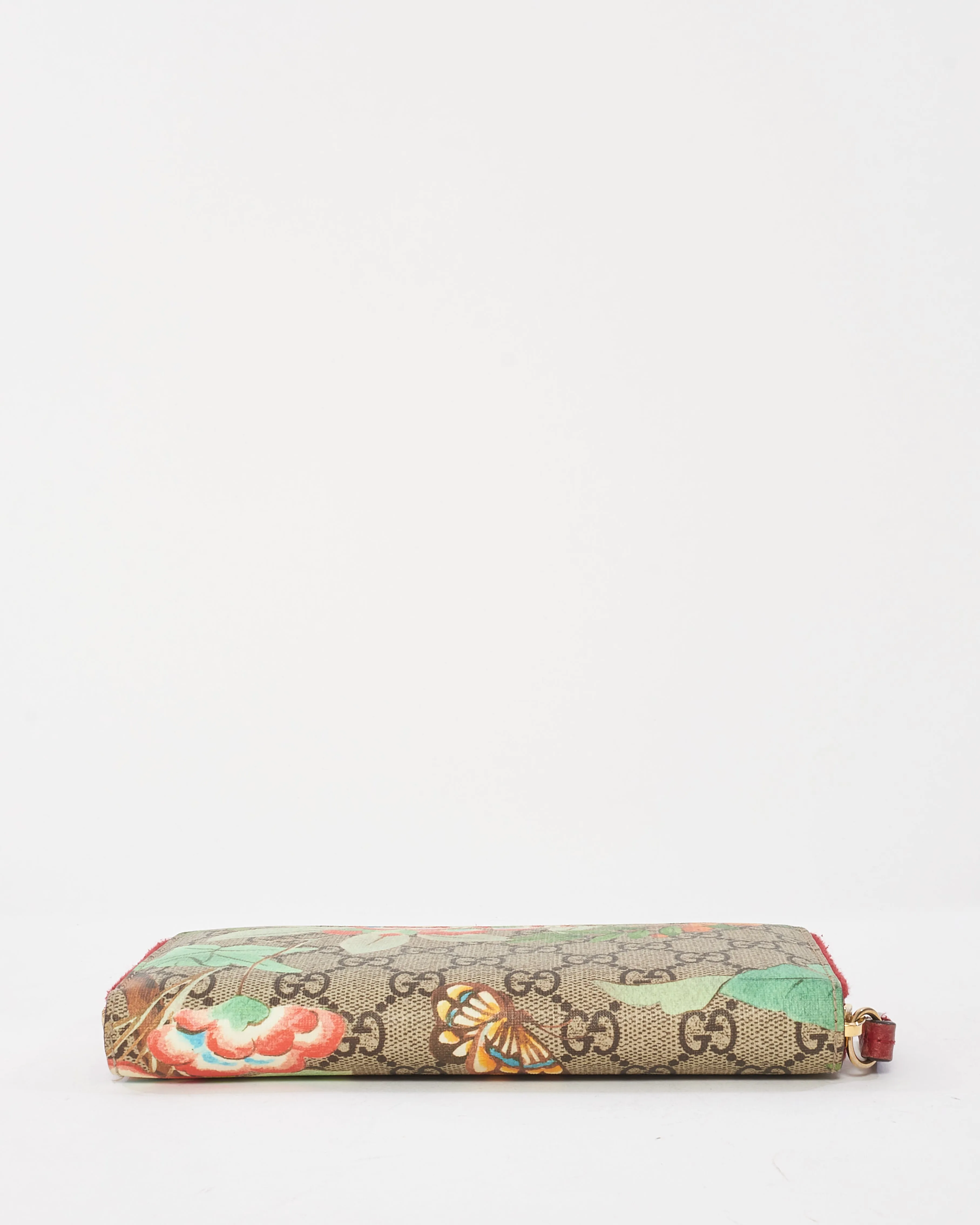 Gucci Multicolor GG Supreme Canvas Tian Long Zip Wallet