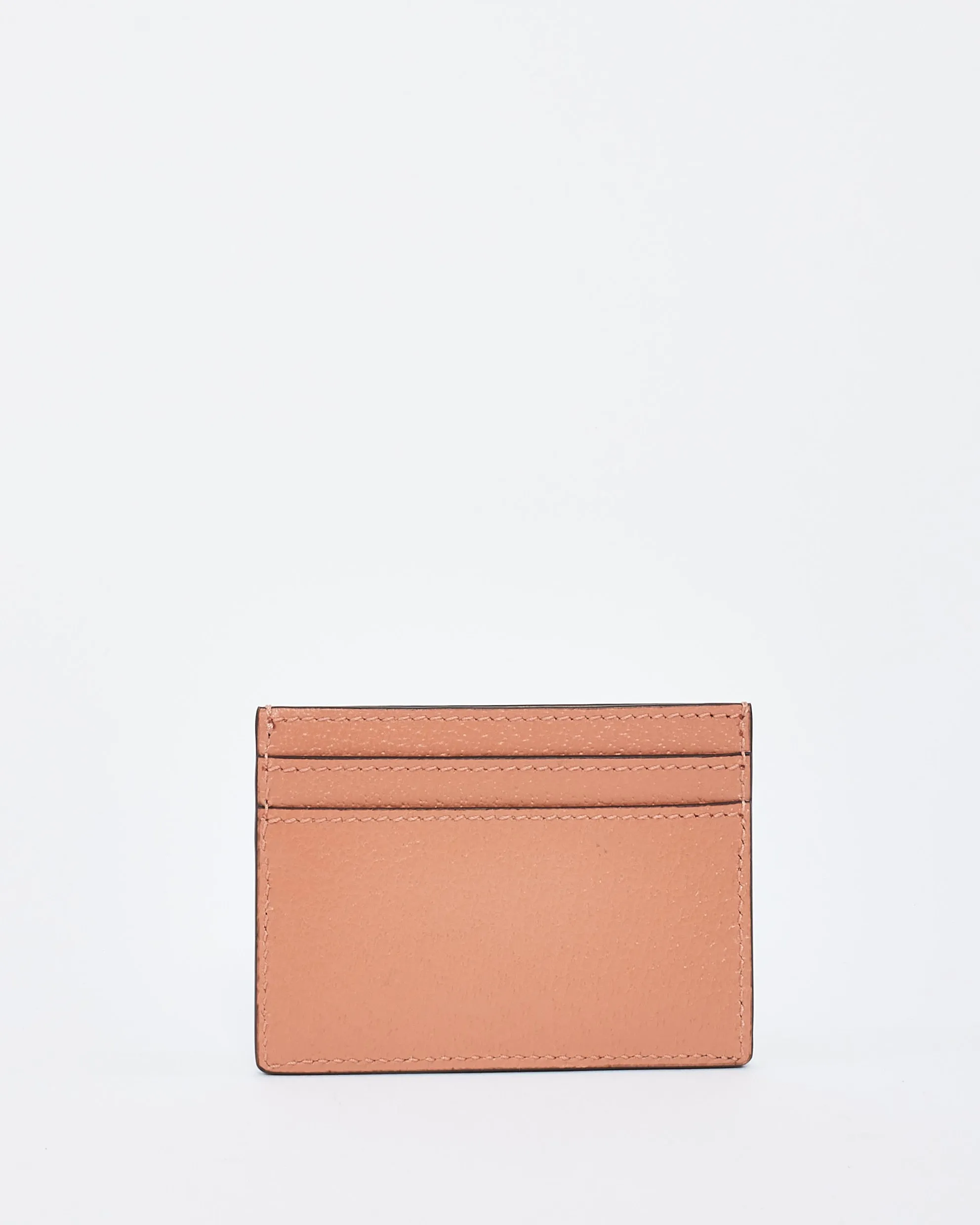 Gucci Pink Monogram Canvas & Leather Ophidia GG Card Holder