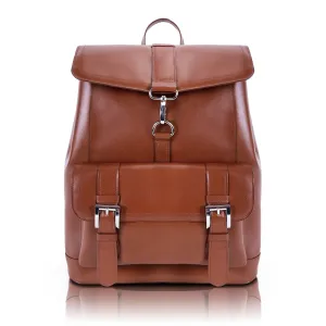 HAGEN | 15” Leather Laptop Backpack