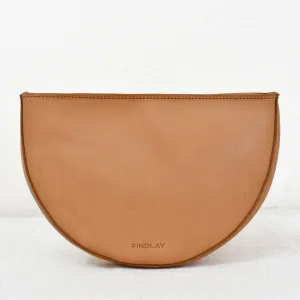 Half Moon Crossbody, Natural - "Greta"