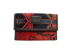 Handmade Rug Fragment Clutch