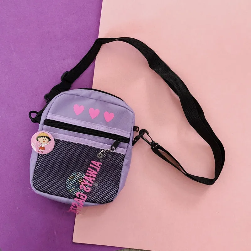 “HEART PRINT”  CROSSBODY BAG W110403