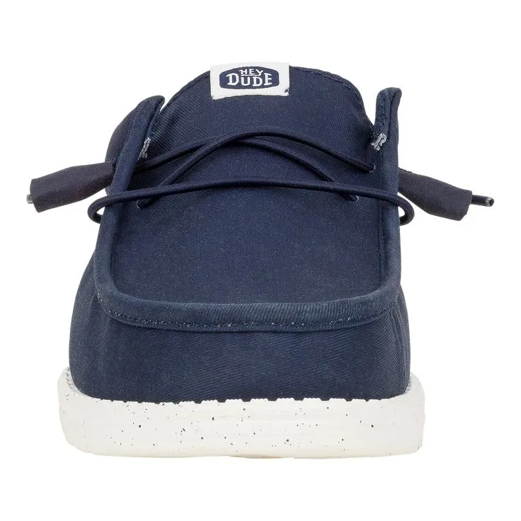 HEY DUDE- MEN'S WALLY SLIP STRETCH CANVAS MULE