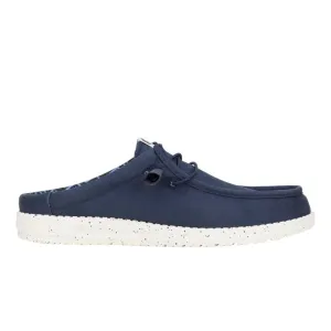 HEY DUDE- MEN'S WALLY SLIP STRETCH CANVAS MULE