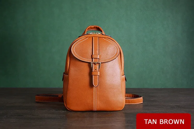 High Quality Genuine Leather Backpack, Satchel Shoulder Bag, Woman Backpack D009