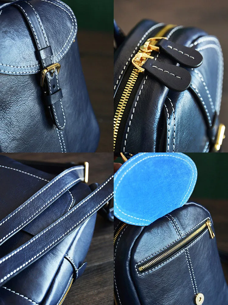 High Quality Genuine Leather Backpack, Satchel Shoulder Bag, Woman Backpack D009
