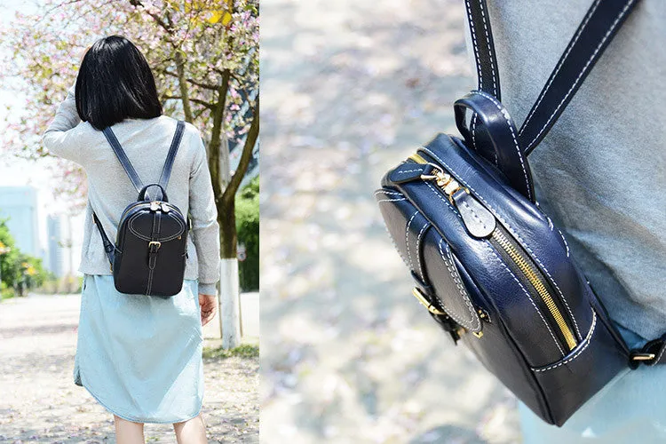 High Quality Genuine Leather Backpack, Satchel Shoulder Bag, Woman Backpack D009