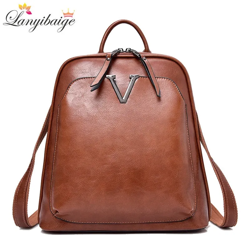High Quality Leather Brand Shoulder Bag