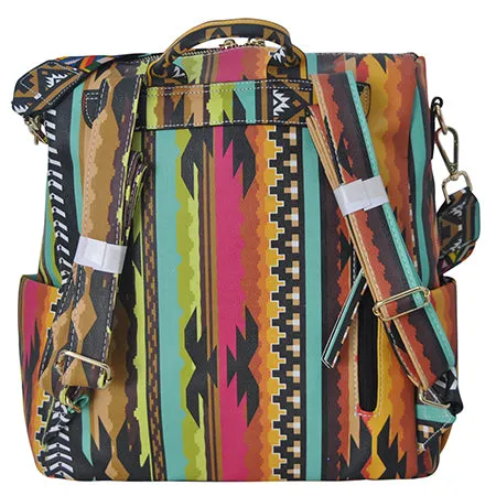 !HOT DEAL! Tribal Faux Leather NGIL Shoulder Backpack