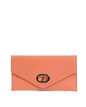 Italian Leather Envelope Clutch - One Size