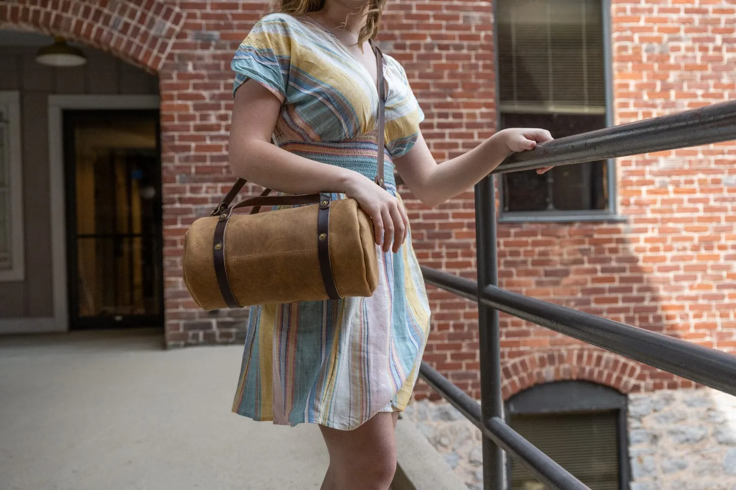 JANE LEATHER CROSSBODY - TOBACCO - IN STOCK