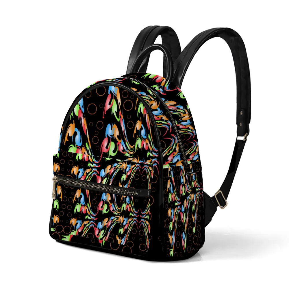 Jelly Bubble Leather Backpack