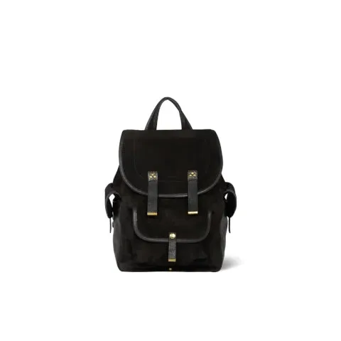 Jerome Dreyfuss Stan Backpack in Black Suede