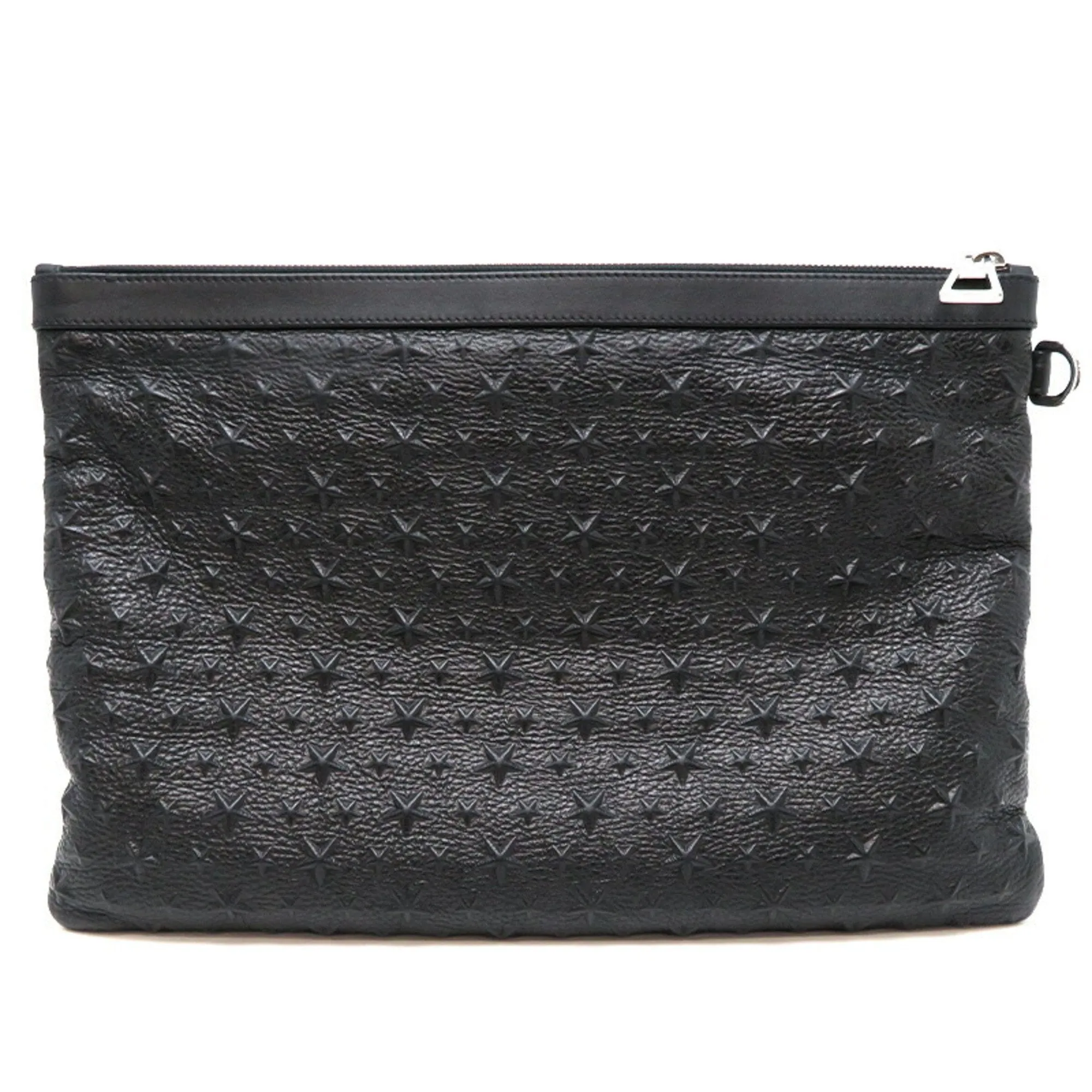 Jimmy Choo Derek Clutch Bag Women's/Men's Leather Black