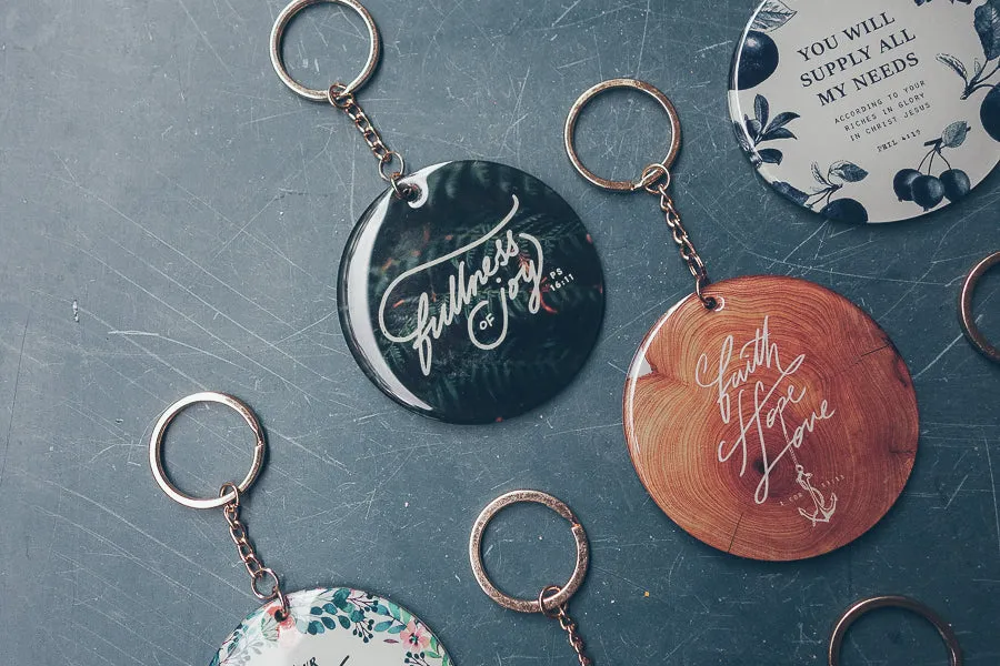 Joy {Keychain & Car Charm}