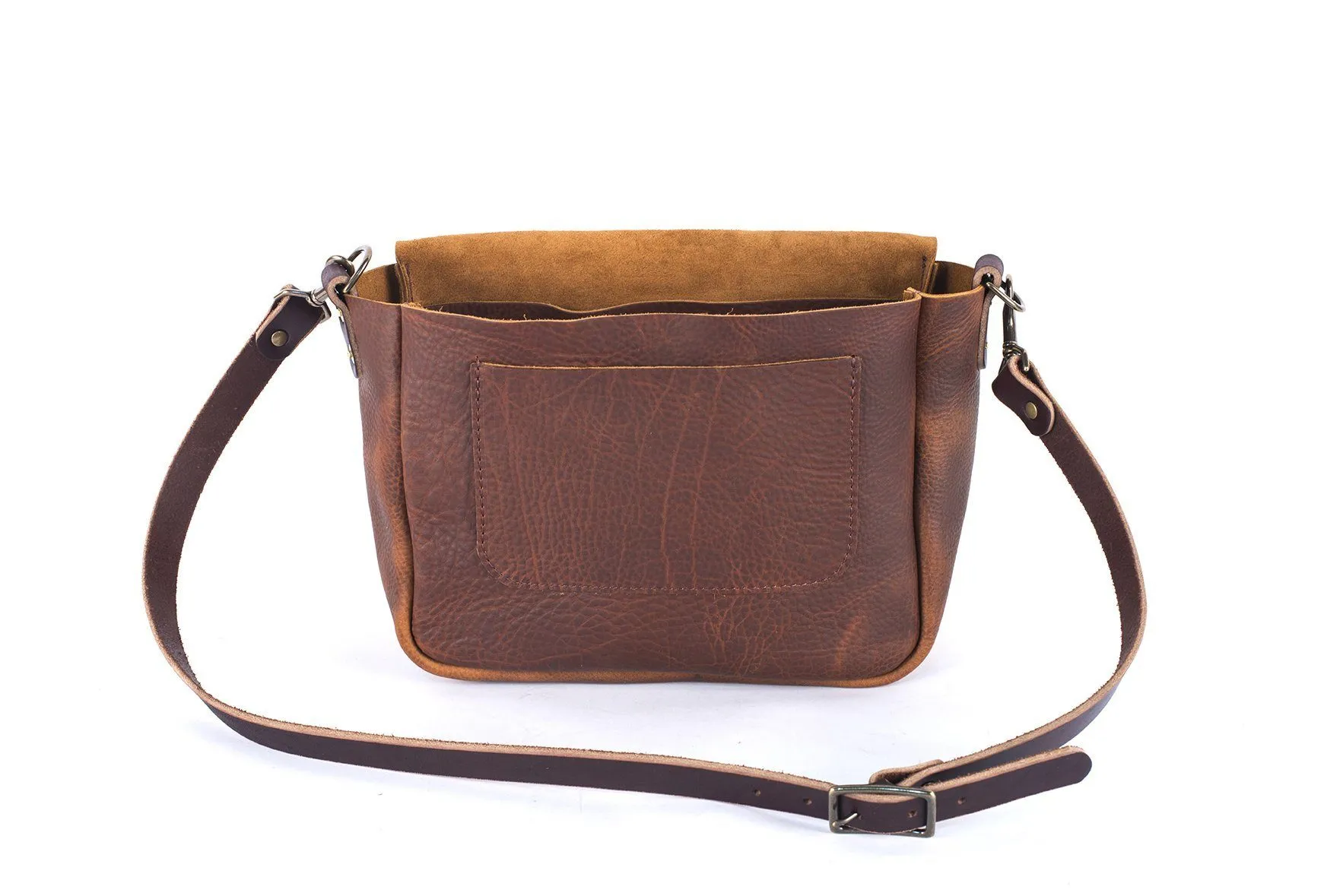 KINDLE LEATHER SATCHEL - HONEY