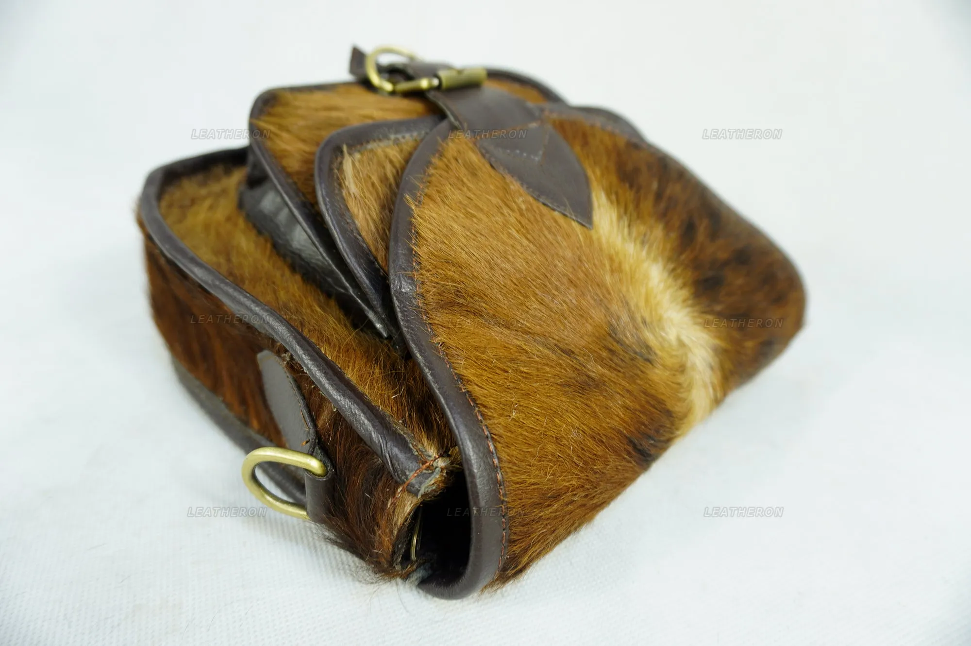 Ladies Real Cowhide Leather Crossbody Purse