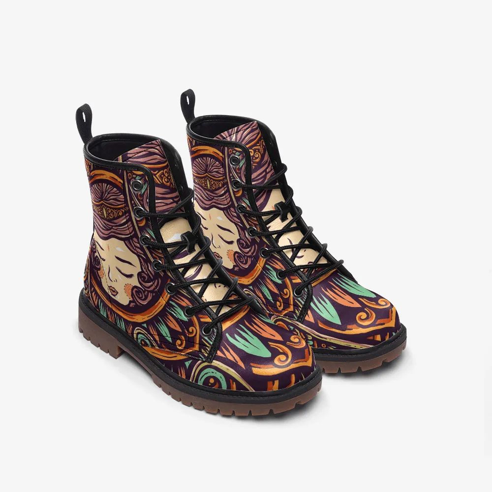 Lady feather Casual Leather Lightweight boots MT