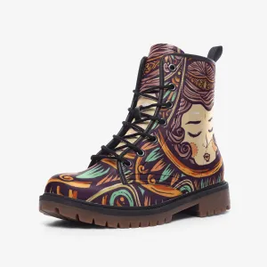 Lady feather Casual Leather Lightweight boots MT