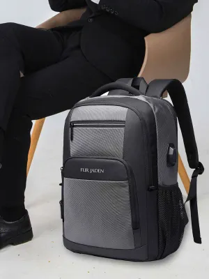 Laptop Backpack with USB Port | Grey