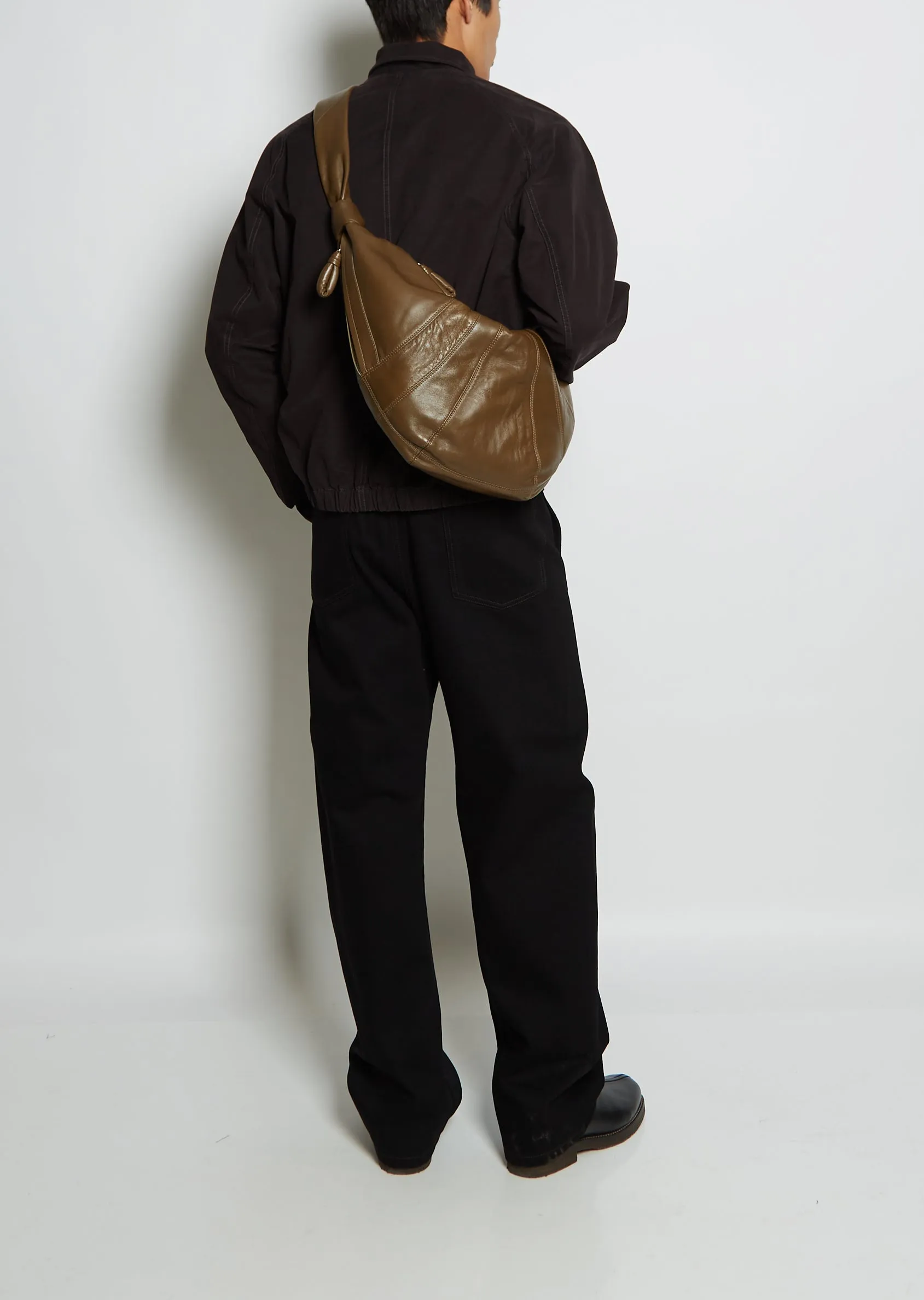 Large Croissant — Dark Olive