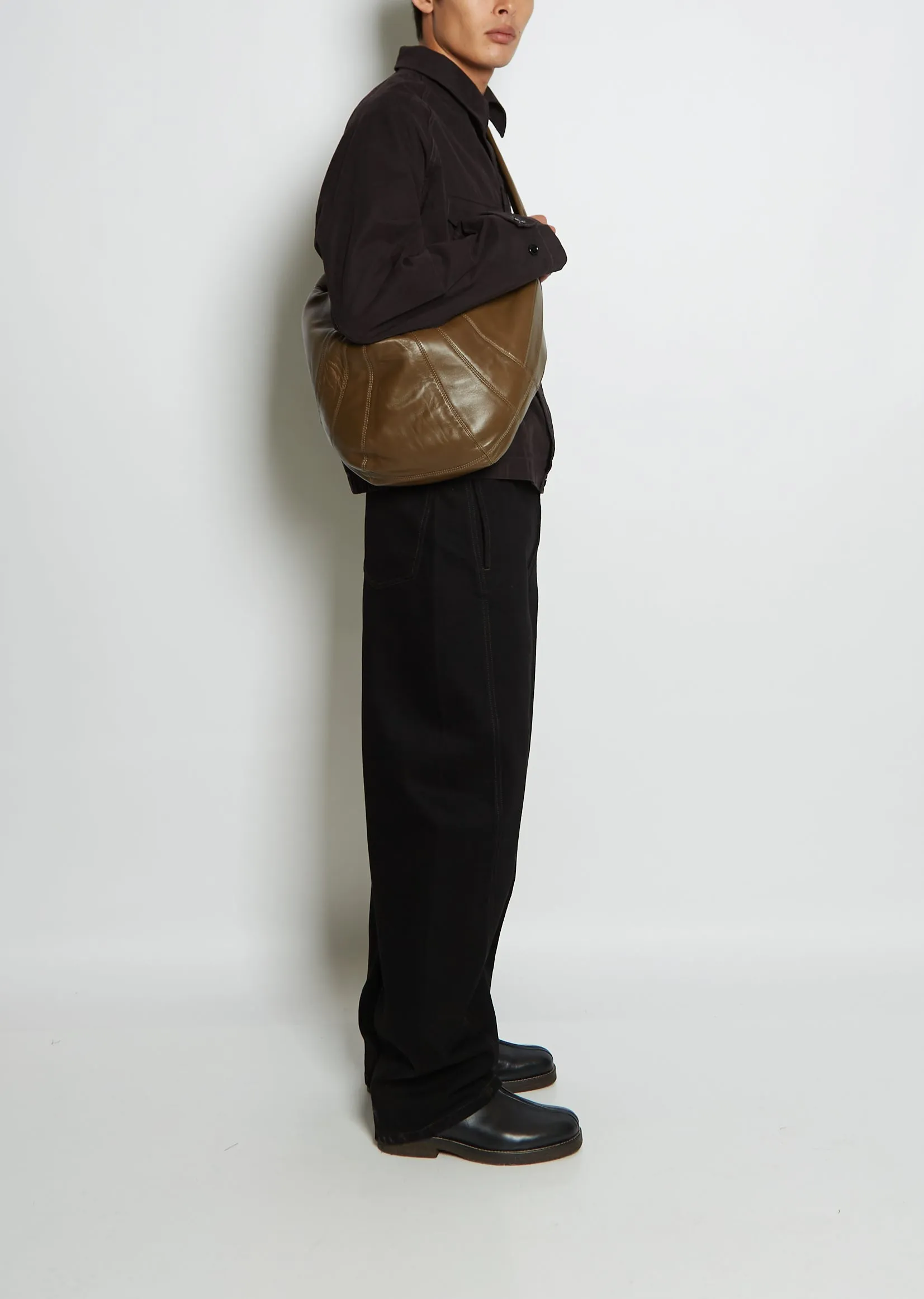 Large Croissant — Dark Olive