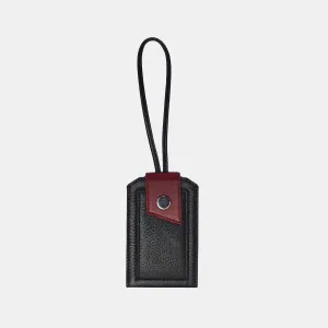 Larkspur Luggage Tag | Black/Gunmetal