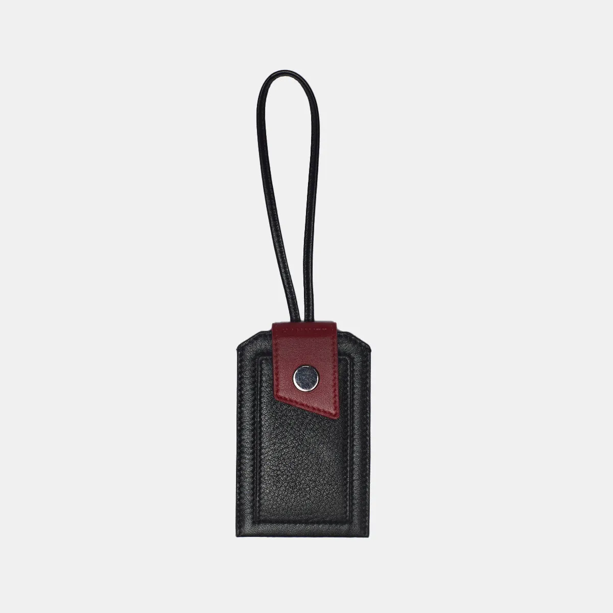 Larkspur Luggage Tag | Black/Gunmetal
